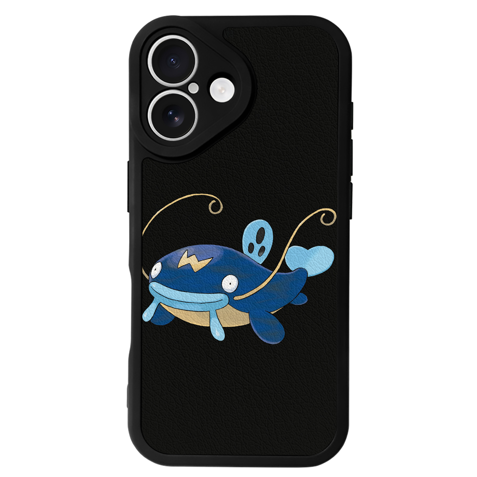 （画像用） ポケットモンスター Pokémon 【iPhone 16シリーズ対応】シリコンスマホケース（レザー調） 材質：シリコン